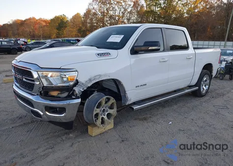 2022 Ram 1500 Big Horn 4X2 5'7 Box z USA, uszkodzony, nr VIN 1C6RREFMXNN408429